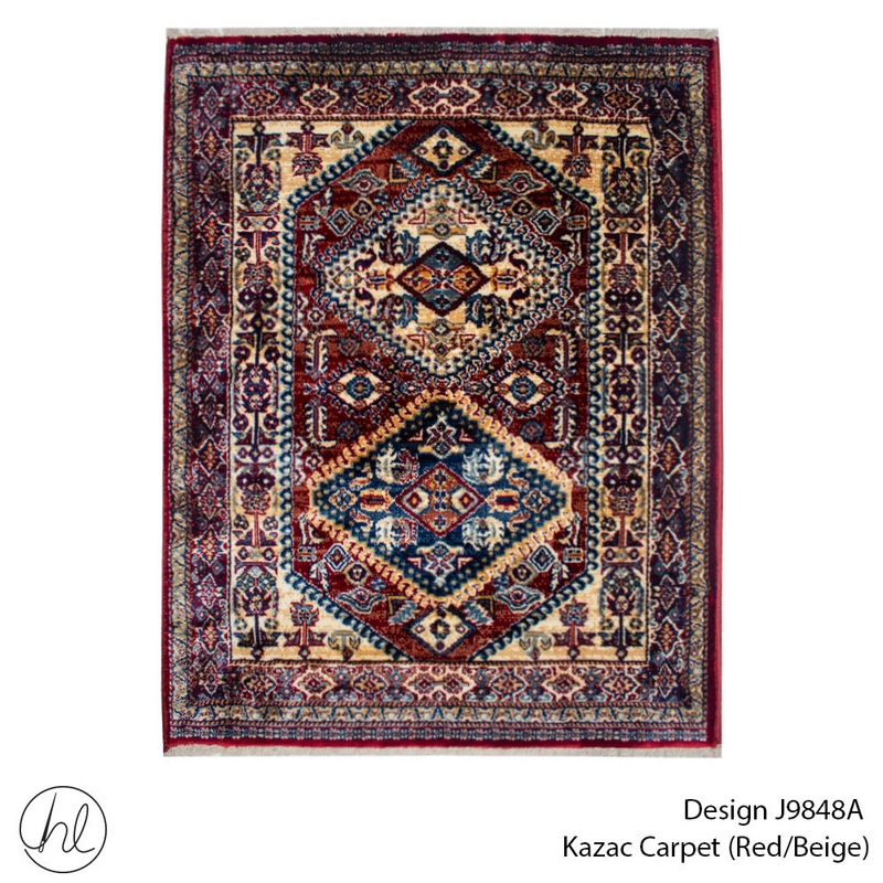 CARPET KAZAC J9848A RED/BEIGE FREE 1