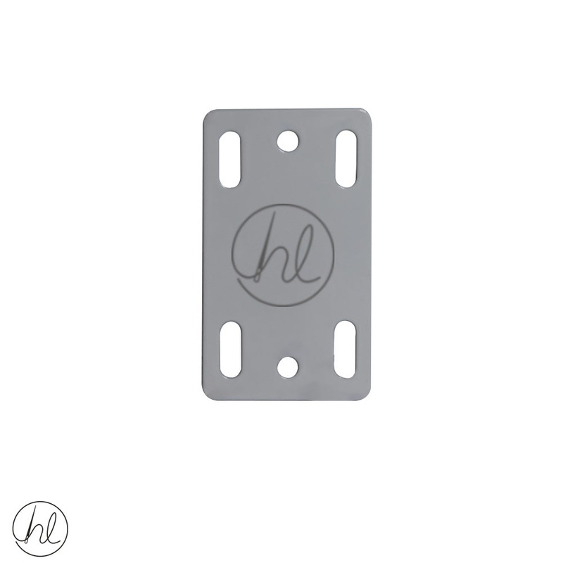 FLAT SHELF BRACKET 80X50MM WHITE