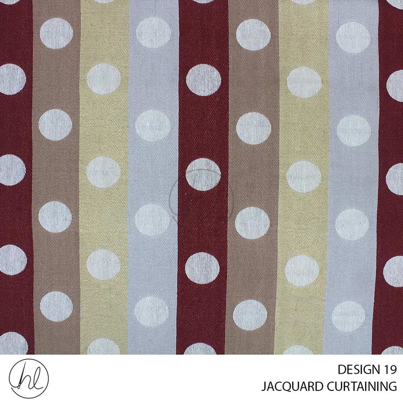 JACQUARD CURTAINING DESIGN 19 280CM PER M