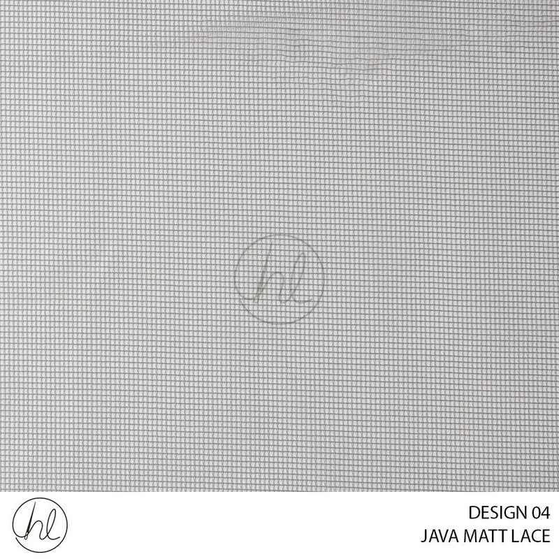 JAVA MATT LACE 53 DESIGN 04 GREY 280CM WIDE PER M