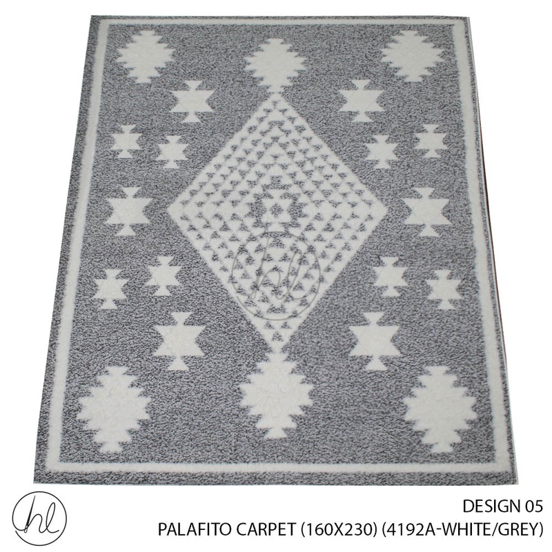 PALAFITO CARPET 160X230 DESIGN 05 WHITE/GREY