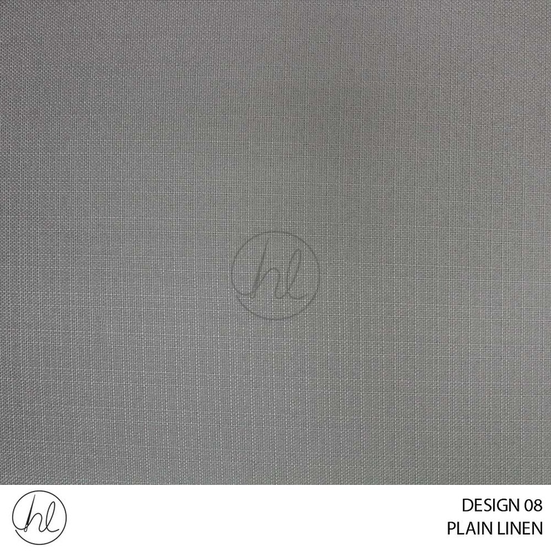 PLAIN LINEN DESIGN 08 280CM PER M LIGHT GREY