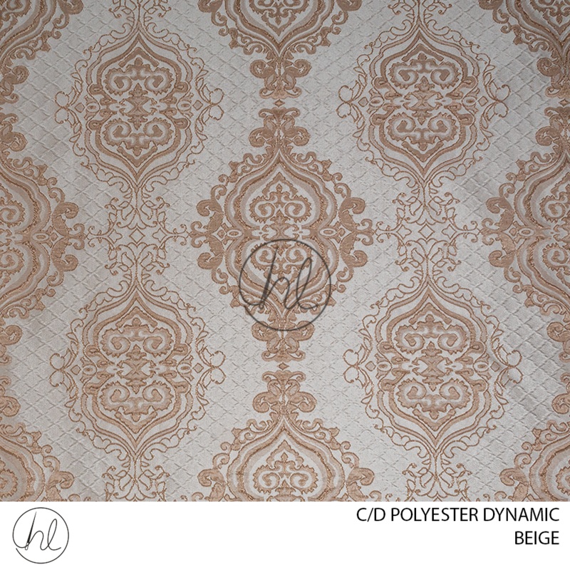 Polyester Dynamic ZX 18 CP 280cm Beige fabric
