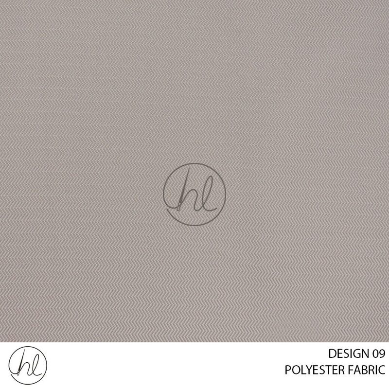 POLYESTER FABRIC 3601 DESIGN 09 FAWN 280CM WIDE PER M