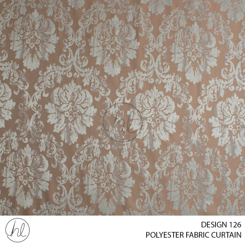 POLYESTER FABRIC DESIGN 126 BLUE 280CM PER M