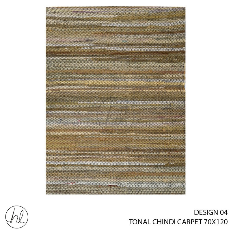 TONAL CHINDI CARPET 70X120 DESIGN 04 YELLOW