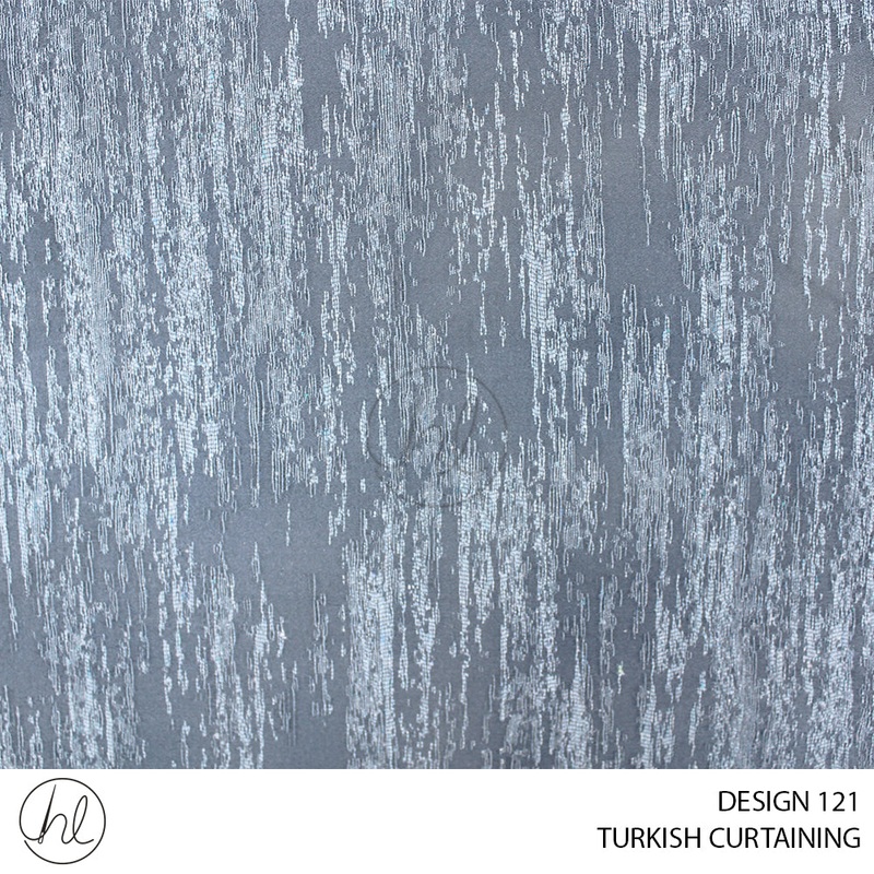 TURKISH CURTAINING DESIGN 121 280CM PER M BLUE