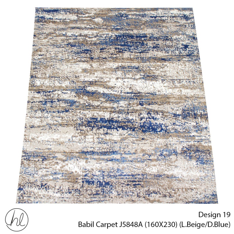Babil Carpet 160X230 Design 19 Light Beige/Dark Blue