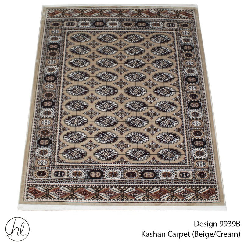 CARPET KASHAN 9939B BEIGE/CREAM FREE 1