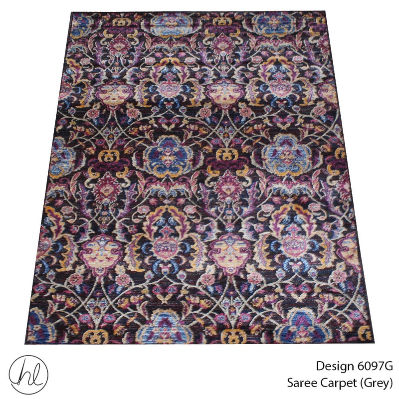 CARPET SAREE 6097G GREY FREE
