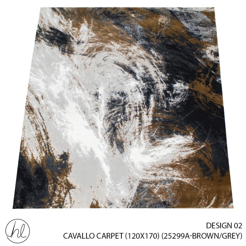 CAVALLO CARPET 120X170 DESIGN 02 BROWN/GREY