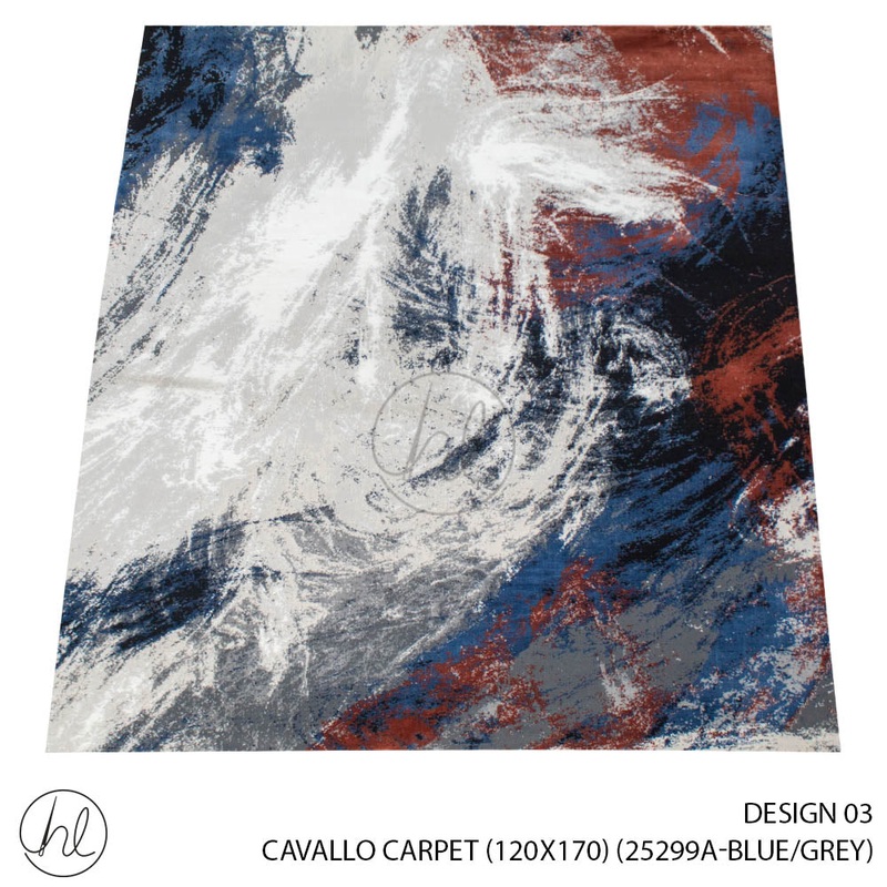 CAVALLO CARPET 120X170 DESIGN 03 BLUE/GREY