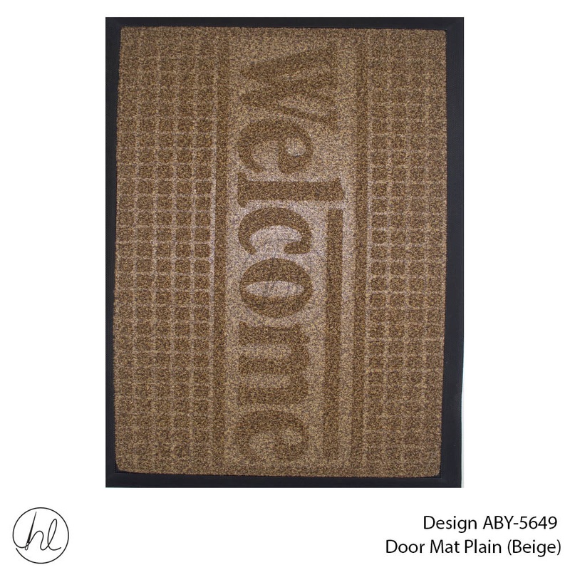DOOR MAT DESIGN5 45X75CM BEIGE FREE