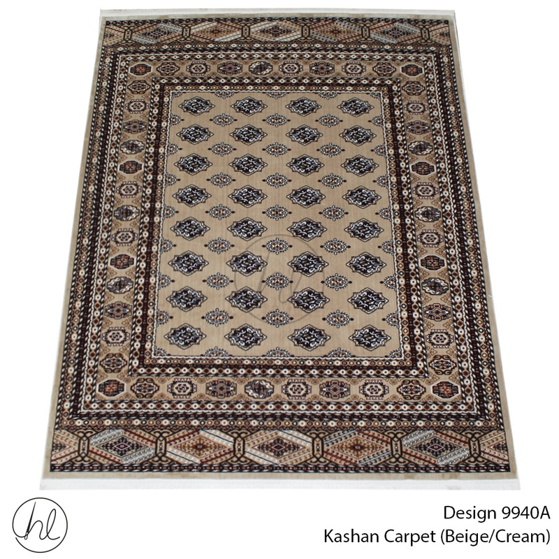 KASHAN CARPET 160X230 DESIGN 30 BEIGE/CREAM