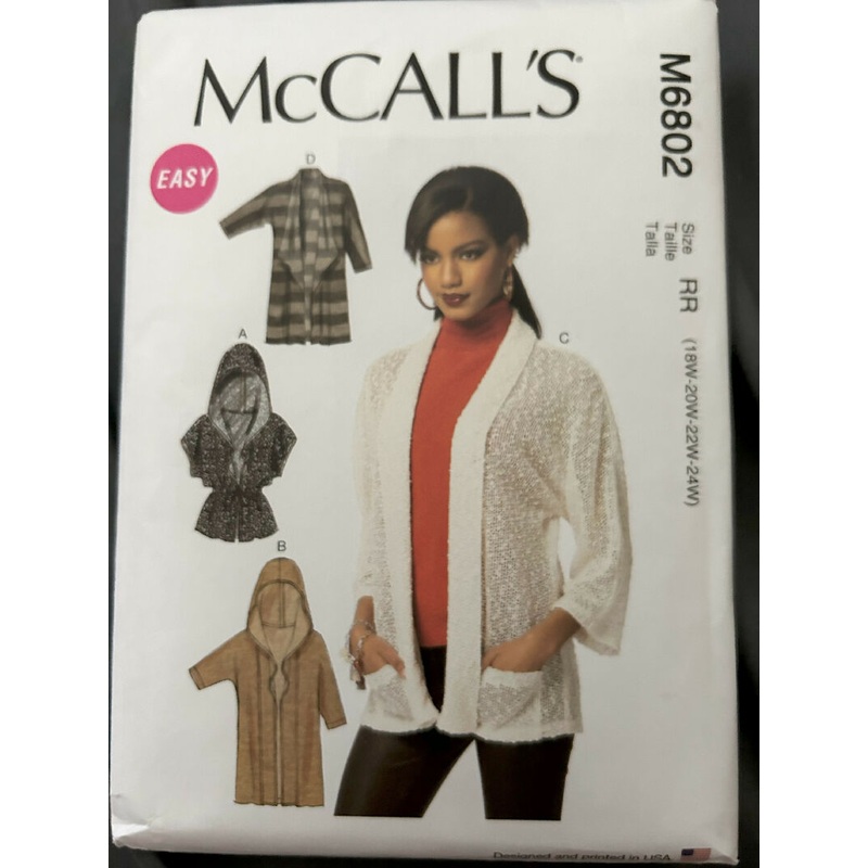 McCall's M6802 Sewing Pattern (Factory Folded)