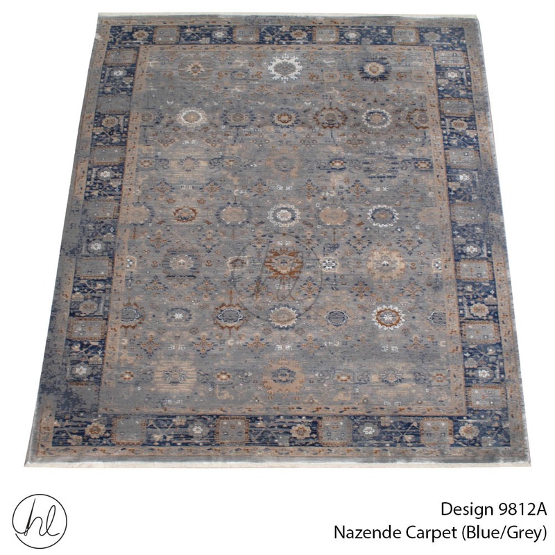 Nazende Carpet 160X230 Design 01 Grey/Blue