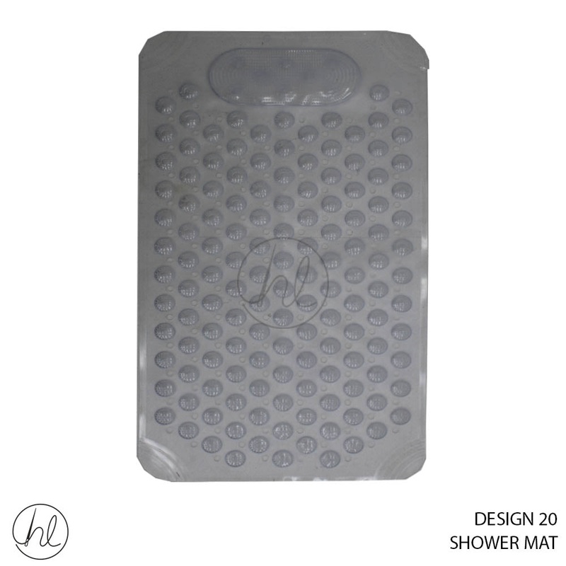 SHOWER MAT 50X80 DESIGN 20 ABY4773 CLEAR