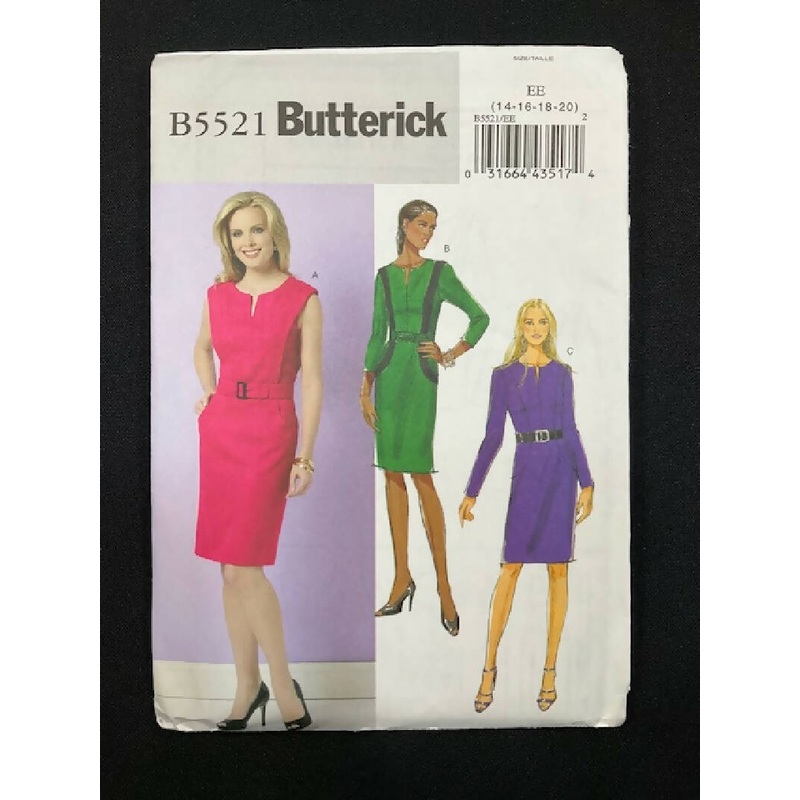 Butterick 5521 Pattern Size 14-20