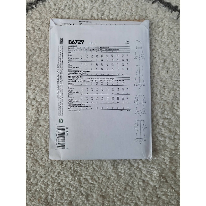 Butterick B6729