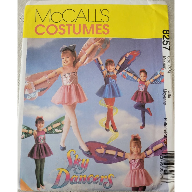 Costume Children's Sky Dancers McCall's Pattern #8257 Size 5/6
