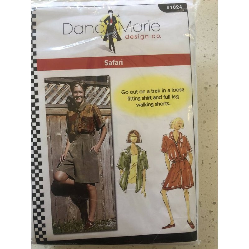 Dana Marie Design Co. Pattern No. 1024 - Safari Shirt and Shorts