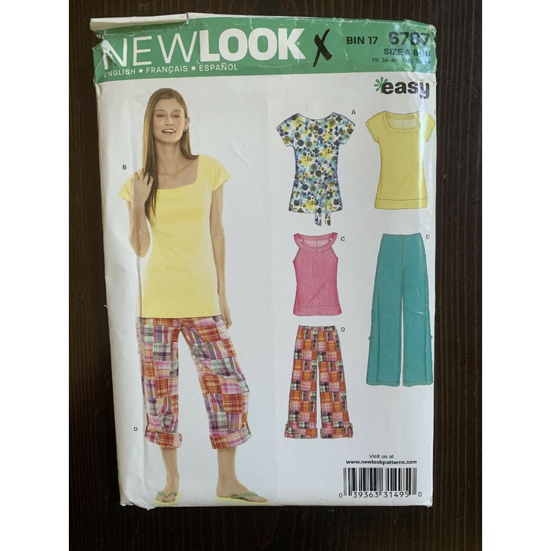New Look 6787 Misses' Six Sizes in One