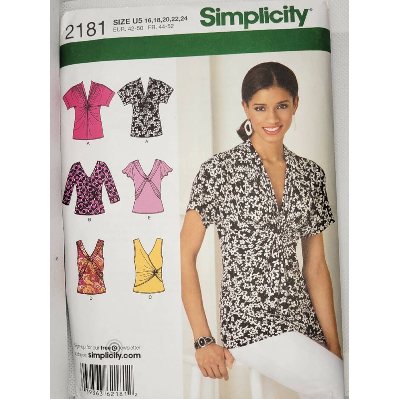 Simplicity 2181 Blouse Pattern