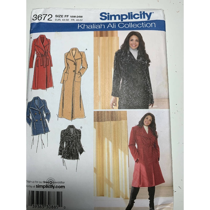 Simplicity coat pattern