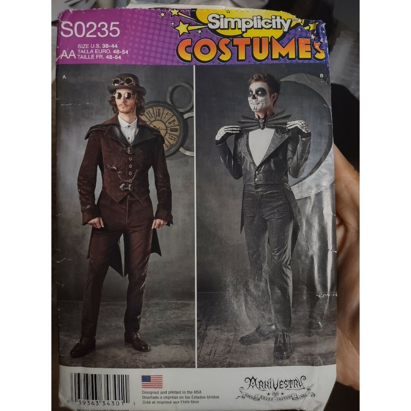 Simplicity costume pattern S0235