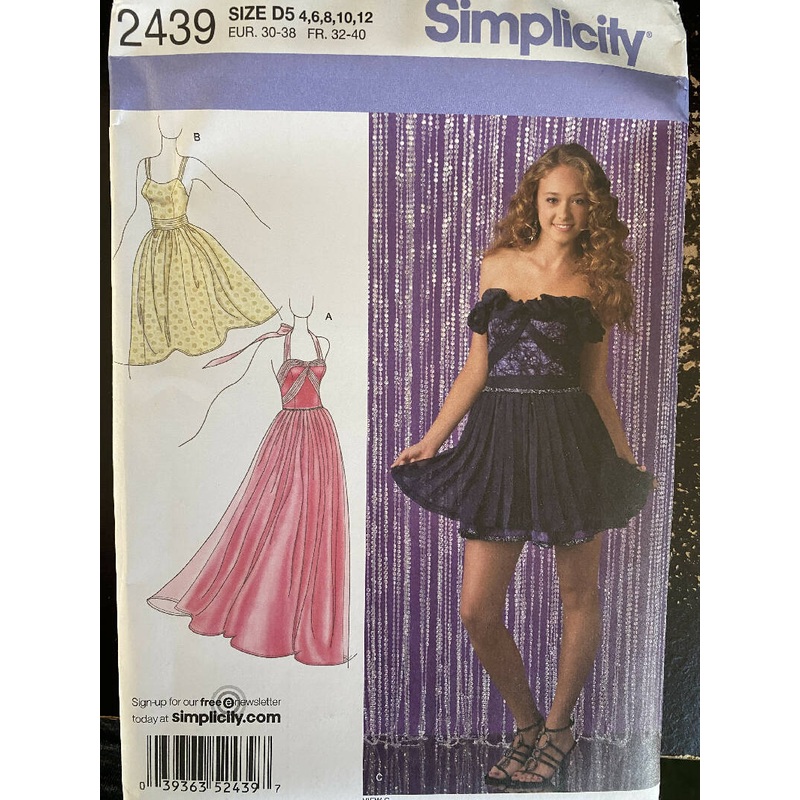 Simplicity Dress Pattern 2439