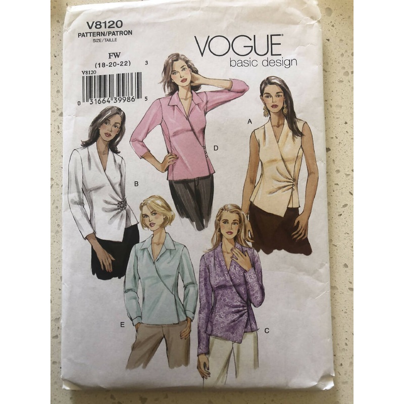 Vogue Pattern No. V8120 - Misses' Blouse
