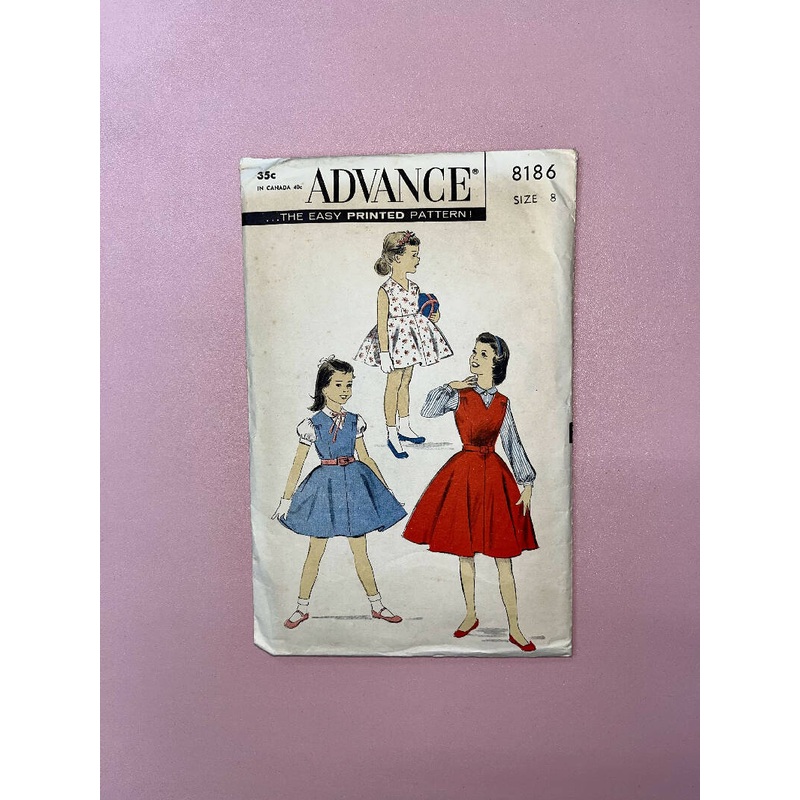 Advance Patterns 8186 Girls size 8