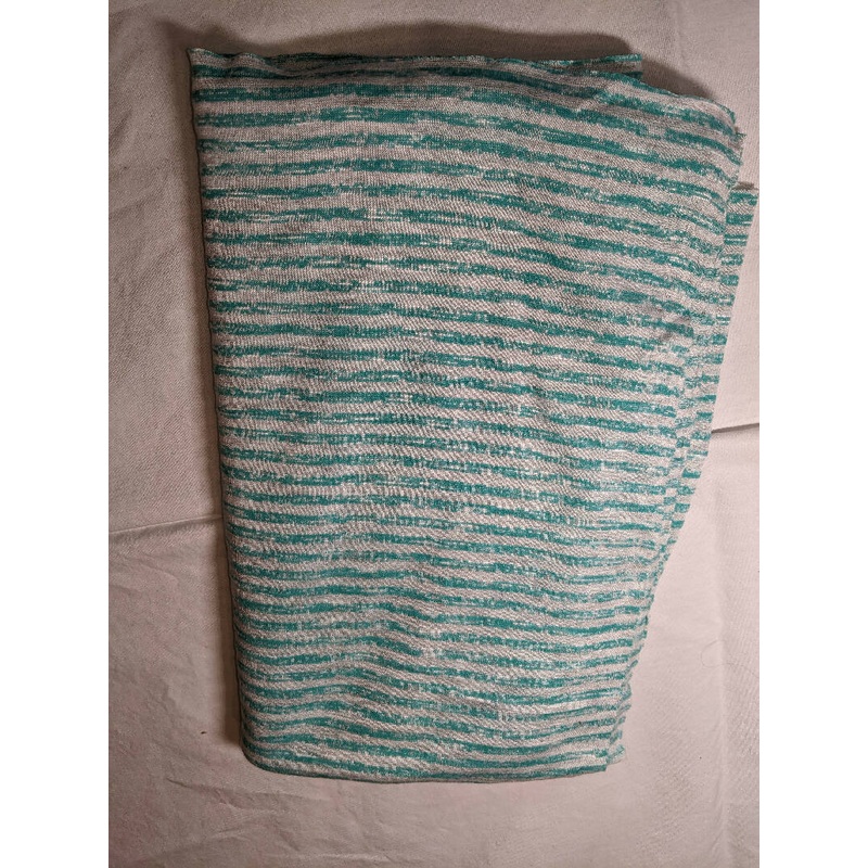 Aqua / White Lightweight Jersey - 1.33 yards