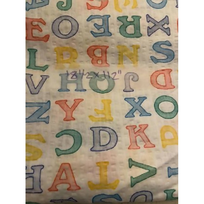Baby ABC's Seersucker Fabric