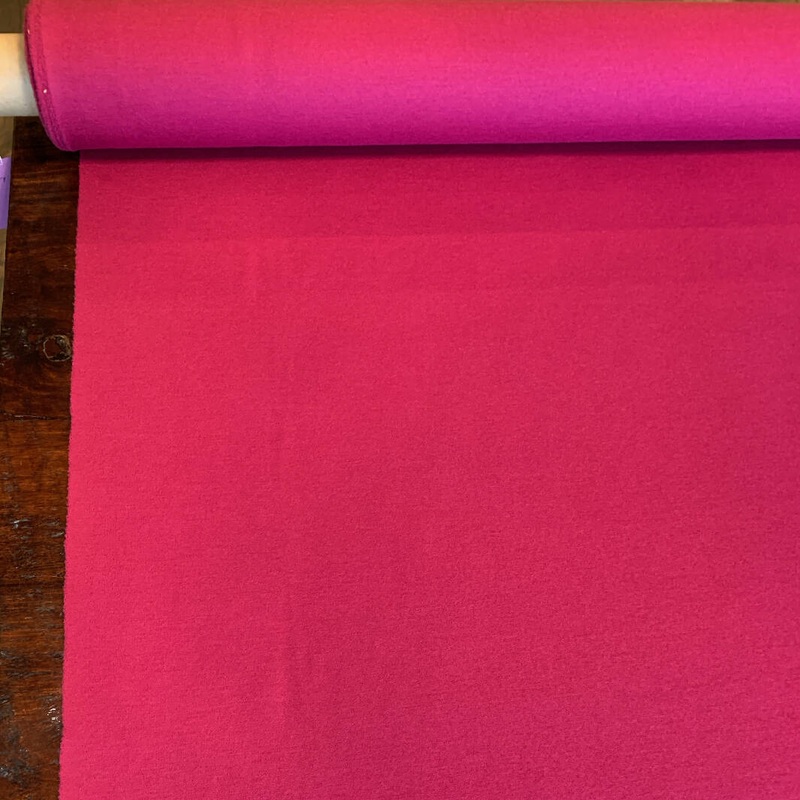 Beautiful Raspberry Wool Knit - Yardage