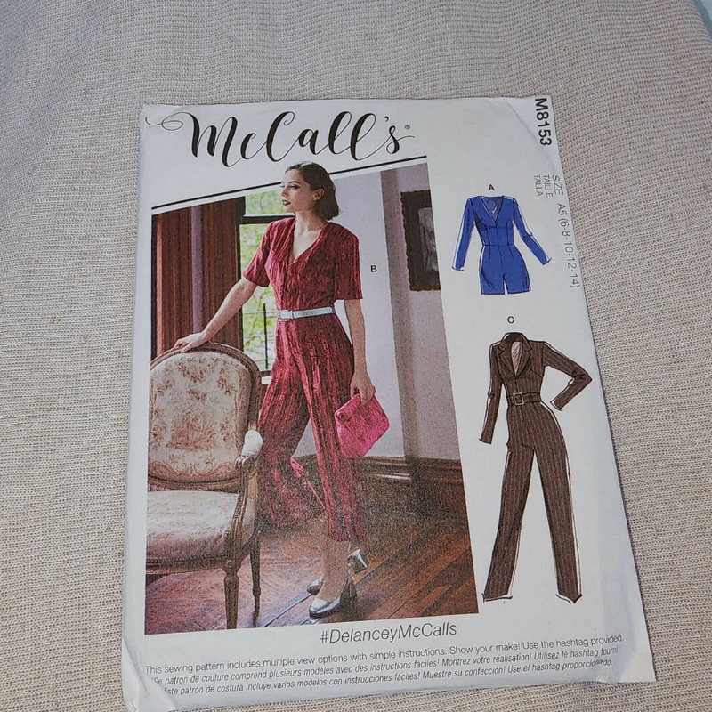 McCall's 8153 - Misses Jumpsuit, UC/FF, SZ 6-14