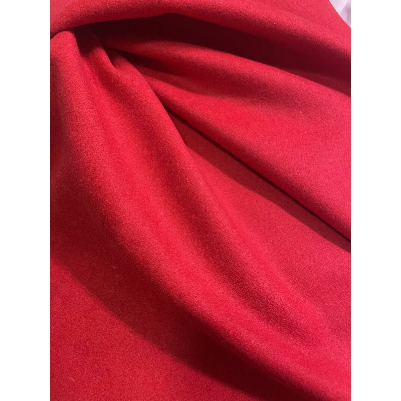 Melton Wool Sportswear Red yardage
