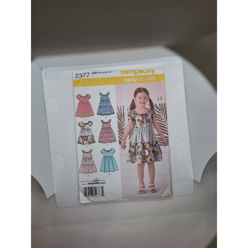 Simplicity easy to sew girl dress pattern