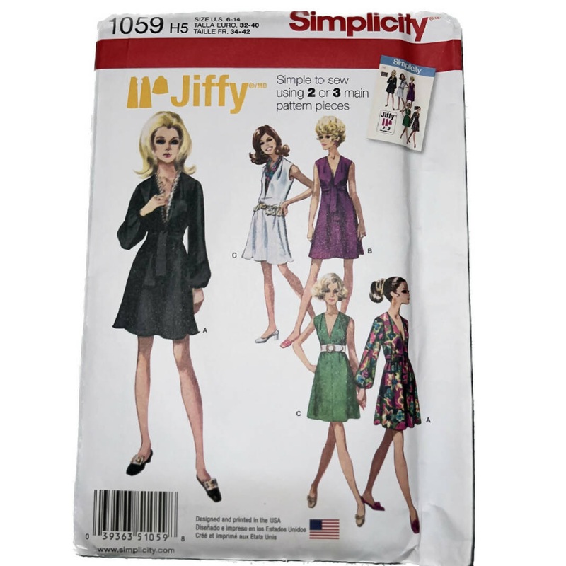 Simplicity Jiffy Vintage Pattern | US Size 6-14