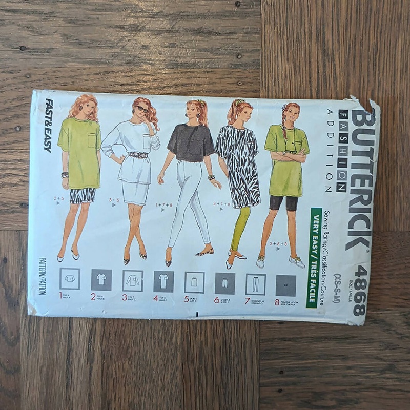 Vintage sewing pattern - Butterick 4868
