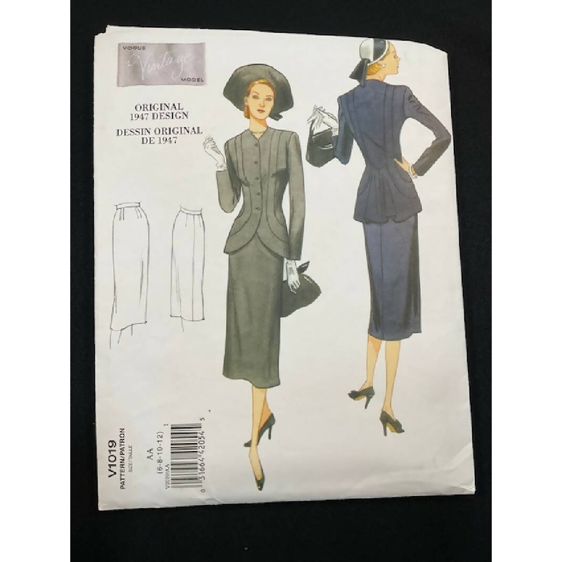 Vintage Vogue 1019 Pattern