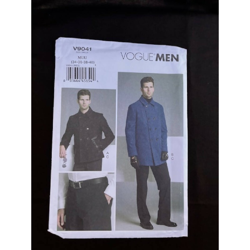 VOGUE MEN V9041 Mens Jacket and Pants (34-36-38-40)