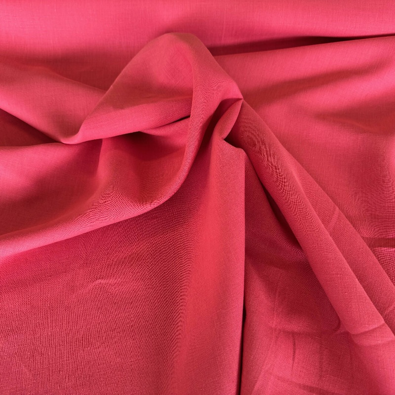 Beautiful Pink Coral Linen Woven - Yardage