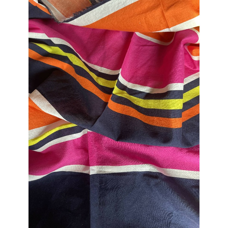 Bold Variegated Stripe Cotton 1.5 yrds