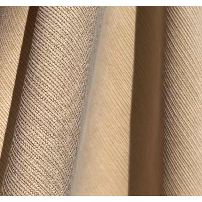 Buttery Beige Corded Tencel Suede Woven (yardage)