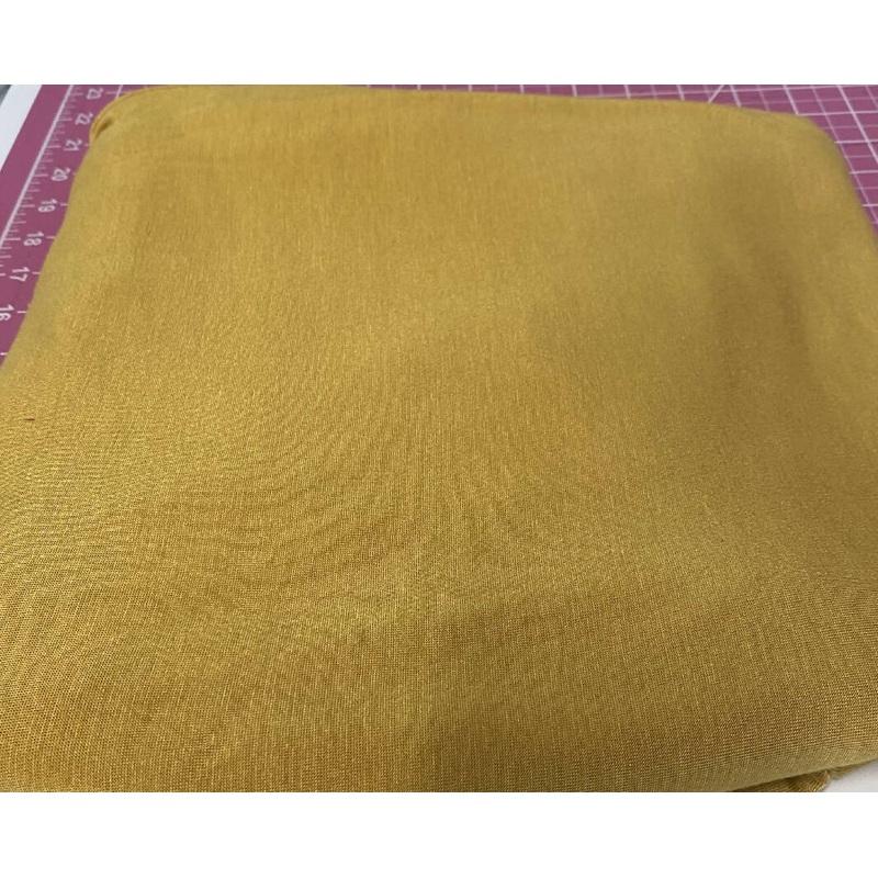 Cotton Rayon in Mustard