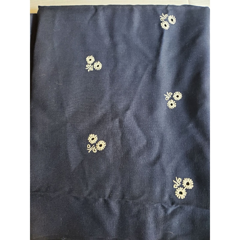 Embroidered Woven Heavy Linen