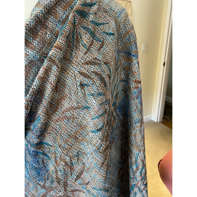 Handwoven Handpainted Chenille fabric