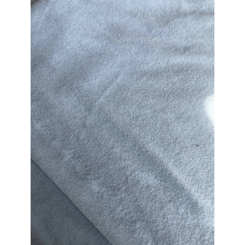 Light Blue Brushed Sweater Knit 1ish yds 100% stretch