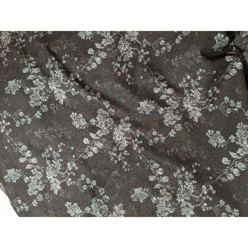 Midnight Floral Crepe - 3 yards
